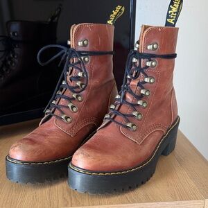 Leona Women’s Farrier Leather Heeled Boots